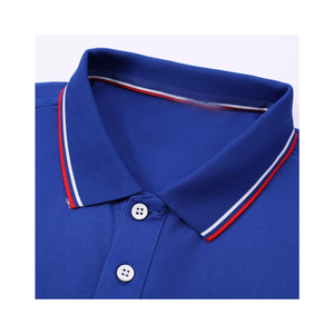 T-shirt de golf pour hommes à motif solide 100% coton 220 grammes poids du tissu à manches courtes vente en gros de marque personnalisée Type tricoté - Product Image 3