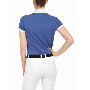 เสื้อโปโลผู้หญิงสั่งทำพิเศษ ผ้าฝ้ายเป็นมิตรกับสิ่งแวดล้อม ระบายอากาศได้ดี แห้งเร็ว สีตามสั่ง ชุดขี่ม้าที่สวมใส่สบาย - Product Image 4