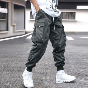 MOMO BD Unique Design Men's Summer Tactical Pants <b>Stretch</b> Multi-Pocket Casual Slim Anti-Wrinkle Corduroy <b>Cargo</b> Trousers Direct - Product Image 3