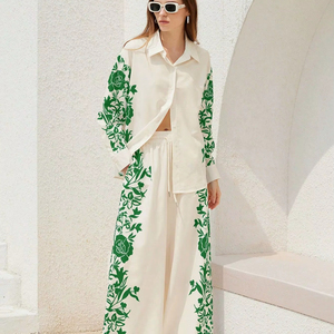 ชุดดีไซน์เนอร์ล่าสุดชุดสายชินอนบริสุทธิ์คุณภาพสูงพร้อมงานปักที่งดงามผู้ส่งออกอินเดีย - Product Image 1