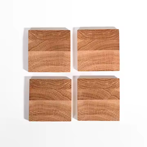 Premium Quality Natural Wooden <b>Coaster</b> Set <b>Heat</b> Walnut <b>Coasters</b> Resistant Durable Stylish Design by Crescent Crafts - Product Image 1