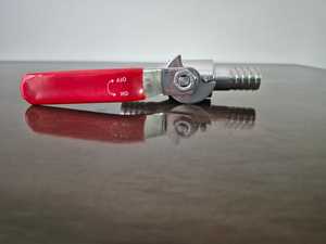 Construction durable de polypropylène de robinet à tournant sphérique manuel fiable de 25 NOB pp pour des applications chimiques - Product Image 5