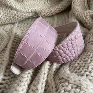 ปลอกคอสุนัขหนังจระเข้ทำด้วยมือปรับขนาดได้ปรับแต่งลวดลายได้ตามต้องการ - Product Image 1