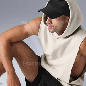 Sudaderas con capucha de entrenamiento atlético Gimnasio Fitness Pullover Singlet Hoodies Ropa de verano más exigente Sudadera con capucha de gimnasio sin mangas - Product Image 4