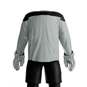 Uniforme de Hockey sobre Hielo Personalizado 2025, Ligero, 100% Poliéster, Alta Calidad, Transpirable, Cómodo, Mangas Largas, Unisex, Adulto - Product Image 6