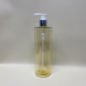 Manufactor's Vietnam 500ml - 24mm - 40g Jaune Transparent PET Bouteilles vides avec tête de pompe pour Lotion pour le corps Shampooing Conditionneur - Product Image 4