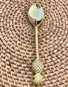 Exclusive Brass Pineapple Shape Golden Tea <b>Spoon</b> or <b>Coffee</b> <b>Spoon</b> Set for Restaurants Hotel Wedding or Party - Product Image 4