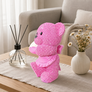 Adornos de Resina de Ositos de Peluche Estilo Europeo Moderno, Decoraciones para Escritorio de Oficina y Vestíbulo, Artesanías al por Mayor, Regalos para Niñas - Product Image 6