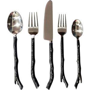 Forte vente en gros dîner de mariage couverts en métal en acier inoxydable argent poli incroyable ensemble de couverts pour Restaurant Table à manger - Product Image 2
