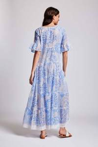 Vente en gros personnalisée robe longue d'été en coton ukrainien avec broderie gland robe maxi robe vintage à manches longues pour les femmes - Product Image 2