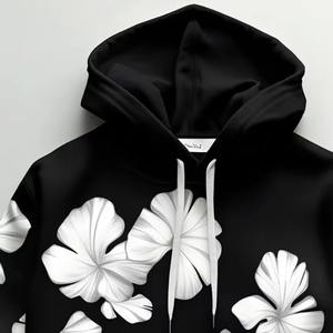 Qualité 100% coton pull hommes sweats à capuche respirant et solide motif prix pas cher pour la saison d'hiver - Product Image 2