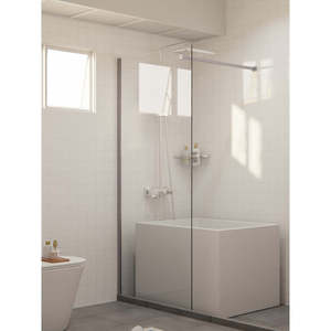 Tempered Glass <b>Shower</b> Screen (Clear) - Product Image 2