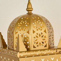 Magnifiques décorations du Ramadan en métal faites à la main, durables et multicolores, pour les rassemblements familiaux, les repas d'iftar, les coins de prière, réutilisables
