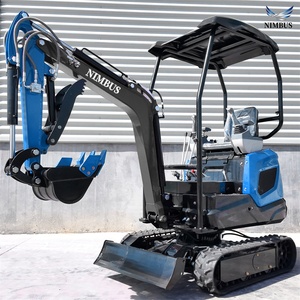 Mini Excavadora NIMBUS <span class=keywords><strong>de</strong></span> Alta Gama con Brazo Giratorio, Cabina Opcional con Aire Acondicionado y Calefacción, para Excavación en Patio - Product Image 2