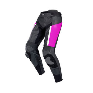 Service OEM Pantalon de course de moto en cuir véritable de haute qualité Pantalon de course automobile de moto Pantalon en cuir personnalisé pour hommes - Product Image 3