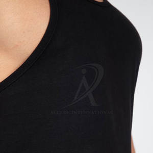 เสื้อกล้ามใส่เล่นกีฬาของผู้ชายเสื้อฟิตเนสสีตามสั่ง - Product Image 3