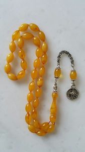 PRODUITS Chapelet turquoise conçu Tasbih accessoires de prière Tasbih en gros avec des formes de perles de résine naturelle perles de prière - Product Image 6