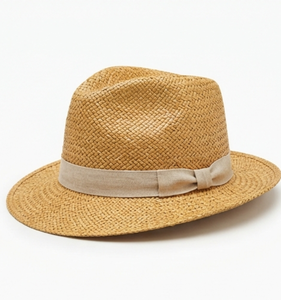 Nuevo Sombrero de Paja Panamá Tejido a Mano con Ala Ancha y Cinta Beige, Unisex, Ideal para Playa, Viajes, Actividades al Aire Libre y Equitación - Product Image 2