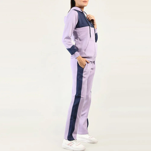 Conjuntos Deportivos para Mujer, Ropa Deportiva Informal, 100% Algodón, Sudadera con Capucha de Felpa, Uso Diario, Conjunto de Moda al por Mayor OEM/ODM - Product Image 2