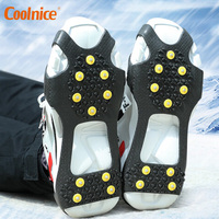 Chaussures antidérapantes professionnelles, chaussures élastiques antidérapantes, crampons pour chaussures, couvre-chaussures, crampons pour glace et neige, pour chaussures de sport de plein air