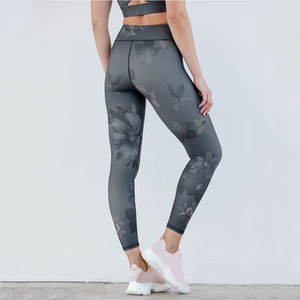 Pantalon de yoga sans couture pour femme Taille haute Contrôle du ventre Pêche Hip Fit Logo personnalisé Fabricant OEM. - Product Image 5