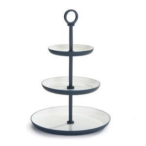Metal 3 <b>tier</b> <b>cake</b> <b>stand</b> with premium handcrafted detailing for wedding parties elegant dessert display and bakery showcase - Product Image 1