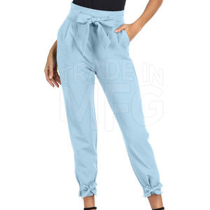 Nueva llegada Pantalones de mujer Calidad Premium Cantidad a granel Cintura media Invierno Diseño frontal plano Servicio OEM - Product Image 1