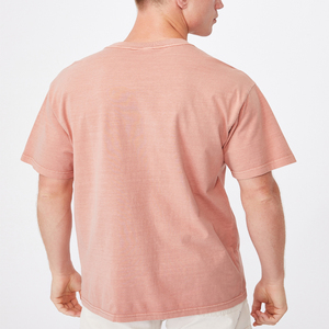 T-shirts pour hommes 100% coton, col rond, manches courtes, décontractés, anti-rides, respirants, de haute qualité, logo personnalisé imprimé - Product Image 3