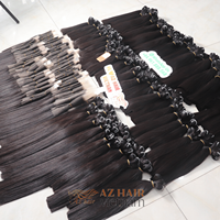 Lots de Cheveux Humains Chinois Remy Grade 12A, Vierge, Bruts, Cuticules Alignées, Double Tirage, Couleur Naturelle, Style Lisse, pour Tissage, Vente en Gros