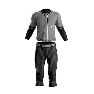Uniforme de Béisbol Deportivo en Oferta, Uniforme de Béisbol Masculino de Alta Calidad con Logotipo Personalizado, 100% Poliéster - Product Image 1