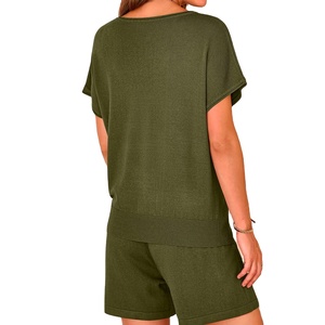 Conjunto de Shorts de Algodón de Secado Rápido para Mujer, Verano 2026, Fabricación Profesional, Camiseta y Shorts para Mujer - Product Image 5