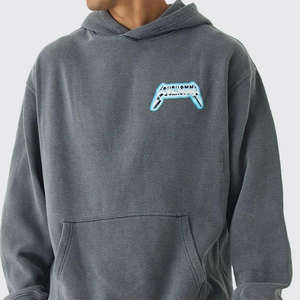 Unisex Heavyweight 630G 100% algodón de alta calidad lavado ácido chándales personalizado impreso jersey de gran tamaño para invierno transpirable - Product Image 2