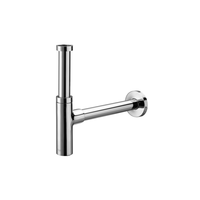 Siphon en laiton au design moderne et élégant, 2 poignées, monotrou, à poser sur le plan, finition brossée, haute qualité, durable, résistant à la corrosion