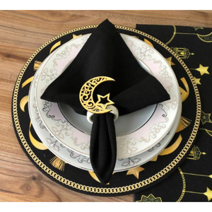 New Luxury Design Ramadan <b>Napkin</b> Ring Tissue Holder Finest Quality <b>Silver</b> Metal <b>Napkin</b> Ring for Ramadan Table <b>Napkin</b> Accessories - Product Image 4