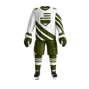 Ice Hockey Uniform 100% Polyester Sports Wear Team Jersey Ice Hockey Uniform Top Quality Ice Hockey Uniform - Product Image 5