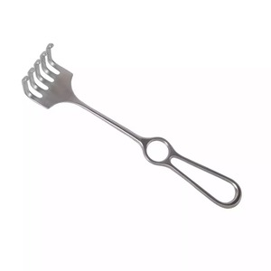 Rétracteur à main de chirurgie orthopédique israël, haute qualité, meilleur prix, 5 dents, 25.4cm, acier inoxydable - Product Image 4