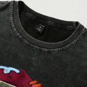 Camiseta holgada de 100% algodón para hombre, comodidad durante todo el día, logotipo de transferencia de calor personalizable en gama de colores, diseño personalizable - Product Image 3