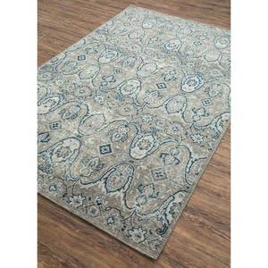 พรมขนสัตว์ลายเออร์เบ แอ็บสแตรคท์ ขนาด 9x12 สีเทาและสีดำ ทอมือแบบแบน สำหรับใช้ในบ้าน-PKWL-5108 - Product Image 2