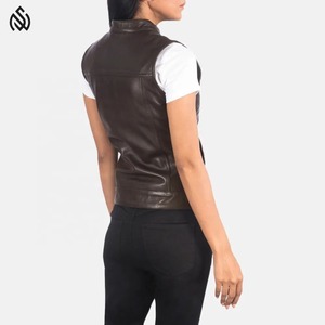 2025 tùy chỉnh của phụ nữ da vest chất lượng cao thoáng khí thiết kế hàng đầu thoáng khí - Product Image 2