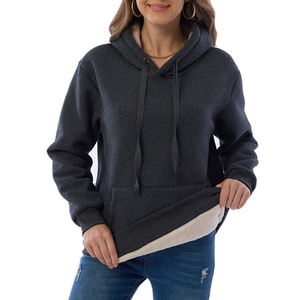 Nouvelle collection de sweats à capuche pour femmes pull à capuche à épaules tombantes pour femmes et sweat-shirt à capuche surdimensionné lourd fabrication - Product Image 4