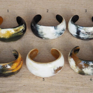 Buffalo Horn Natural Bangles <b>Bracelet</b> Crafting Buffalo Horn Hand Jewelry - Product Image 1