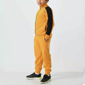 Combinaison jogger et haut douillet doublé en polaire pour les jours d'hiver Survêtement pour enfants Tenue élégante à manches longues avec ourlets côtelés - Product Image 5