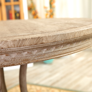 Hiện đại Antique hamptons phong cách sồi đồ nội thất gỗ rắn vòng bàn ăn và ghế đặt cho nhà khách sạn hoặc nhà hàng sử dụng - Product Image 4