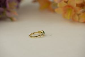 แหวนเพชรทรงกลมสำหรับการตัด VS1 IGI SGL โกลด์โรสโกลด์แหวนหมั้นทำจากเงินผู้ผลิตเครื่องประดับงานแต่งงาน - Product Image 3