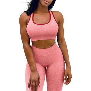 Conjunto Deportivo de Dos Piezas para Mujer, Talla Grande, Cintura Alta, Color Sólido, Apto para Maternidad, Sin Costuras, para Yoga, Ejercicio, Invierno y Trotar - Product Image 1