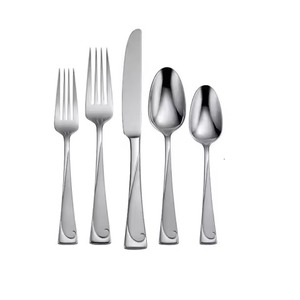 Ensemble de couverts de luxe en acier inoxydable plaqué or rose, couverts plaqués cuivre PVD avec poignée texturée unique, vaisselle moderne pour mariage - Product Image 2