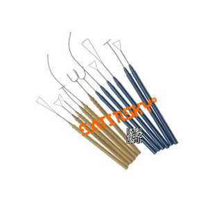 Satinsky Pince à marquage auriculaire ergonomique en acier inoxydable argenté pour animaux (porcs, moutons), ciseaux de marquage CE certifiés - Product Image 3