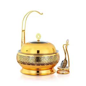 Recipiente para Calentar Alimentos de Acero Inoxidable, Calentador de Buffet Metálico para Catering - Product Image 2