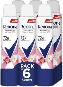 Rexona Advance Protection Bright Bouquet Desodorante Spray 72 Horas para Mujer 200 ml Paquete de 6 - Product Image 2
