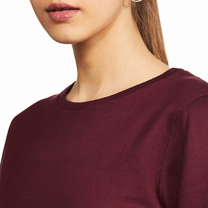 Suéter de lana de algodón de secado rápido transpirable de talla grande personalizado para mujer, sudaderas de invierno elegantes para mujer - Product Image 5
